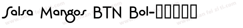 Salsa Mangos BTN Bol字体转换